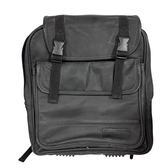 Targus CLC1 Top Grain Leather Laptop Backpack W/Pockets, Straps, Divider 15-16" - Picture 1 of 7